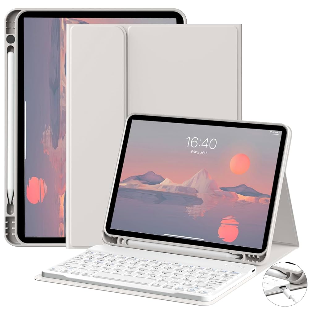 Amazon.com: GKABXY Keyboard Case for iPad (A16) 11th Gen 11